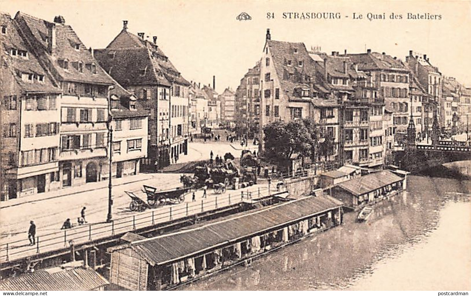 STRASBOURG - Le quai des Bateliers - Compagnie Alsacienne des Arts Photomécaniques, Strasbourg