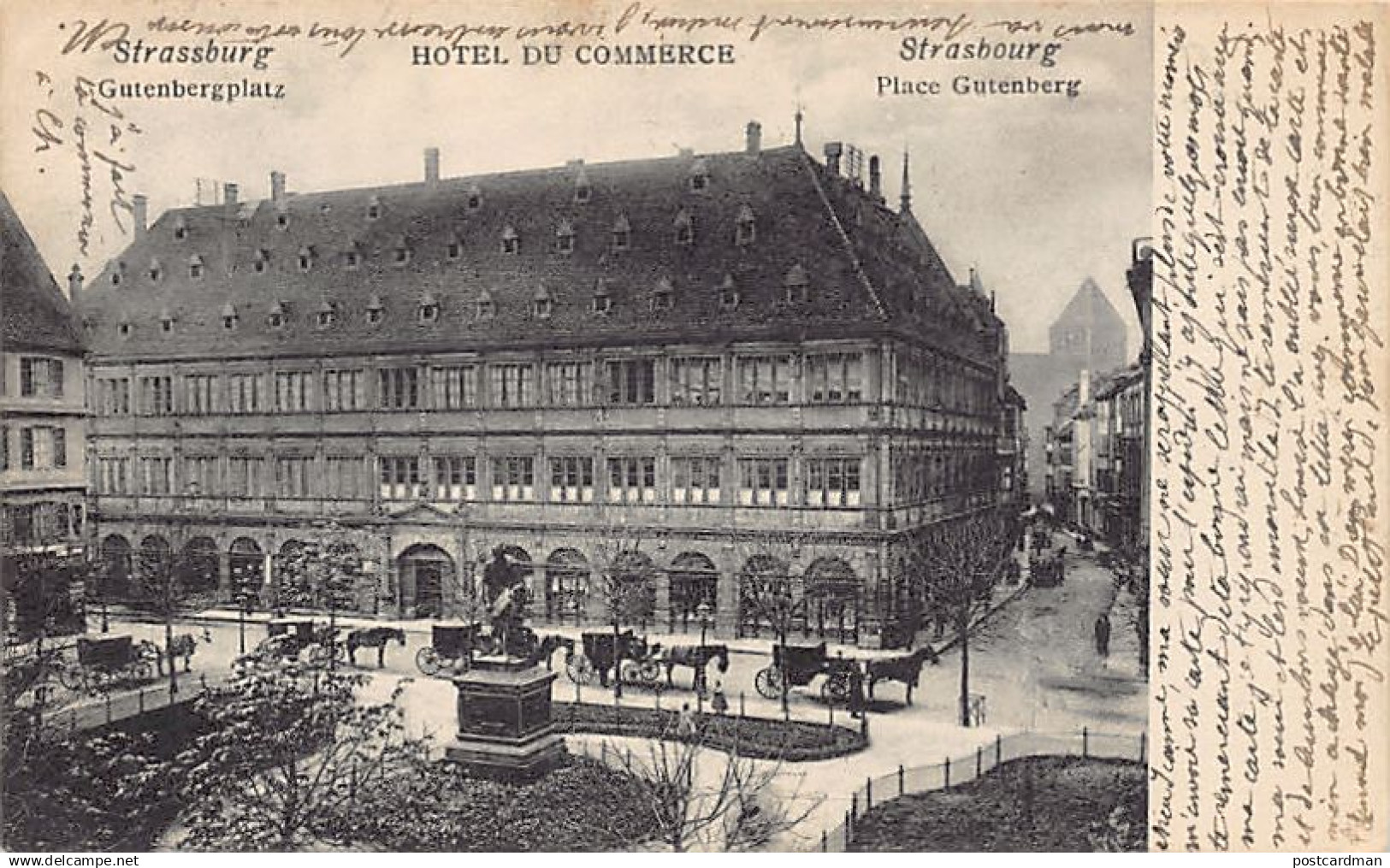 STRASBOURG - Place Gutenberg - Hôtel du Commerce - Ed. Felix Luib Strasbourg