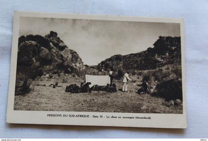 Missions du Sud Afrique, le diner en montagne