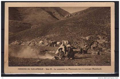 Missions du Sud-Afrique - Série III - Le Campement du Missionnaire dans la Montagne (Basutoland)