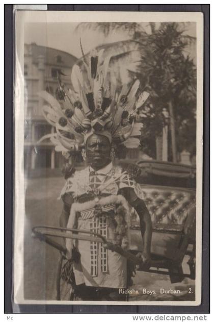 Afrique du Sud - Ricksha Boys - Durban  - Carte Photo