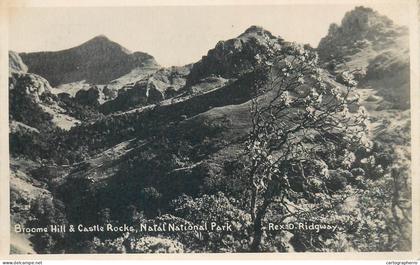 Postcard South Africa 1936 Broome Hill Castle Rocks Natal national park