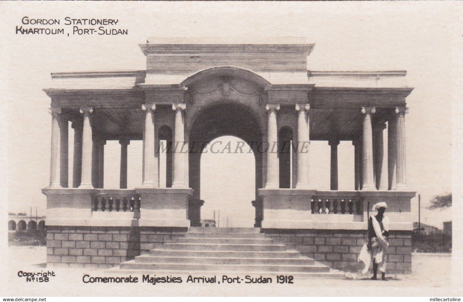 SUDAN - Port Sudan - Comemorate Majesties Arrival 1912 - Photo Postcard