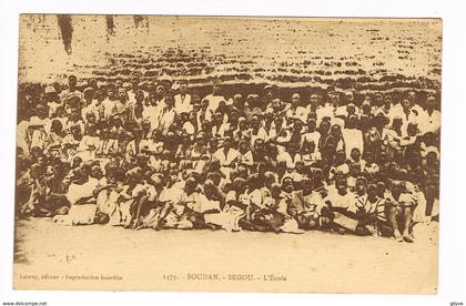 CPA.Soudan.Ségou. L'Ecole.      (F.199)