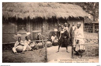 Soudan - Village - Exposition coloniale 1907