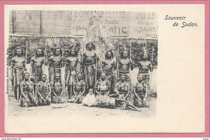 SOUVENIR de SUDAN - SOUDAN - Guerriers