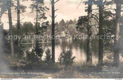 Schweden DammbyggnadenGullspangsaelven