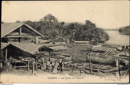 CPA Gabun, La Scierie de Ngomo