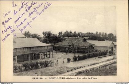 CPA Port Gentil Gabun, Vue prise du Phare