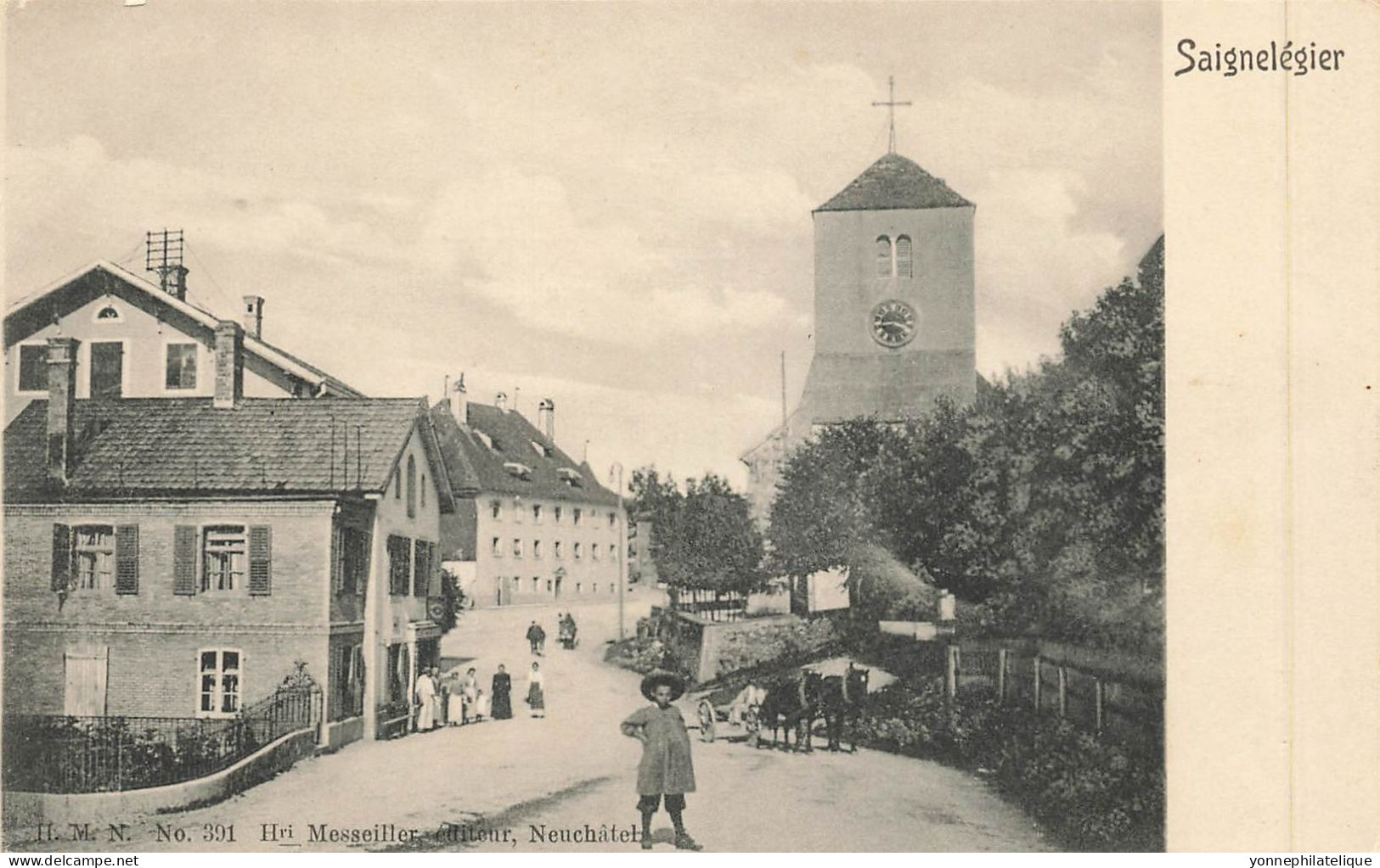 SUISE- SAIGNELÉGIER  - centre du village