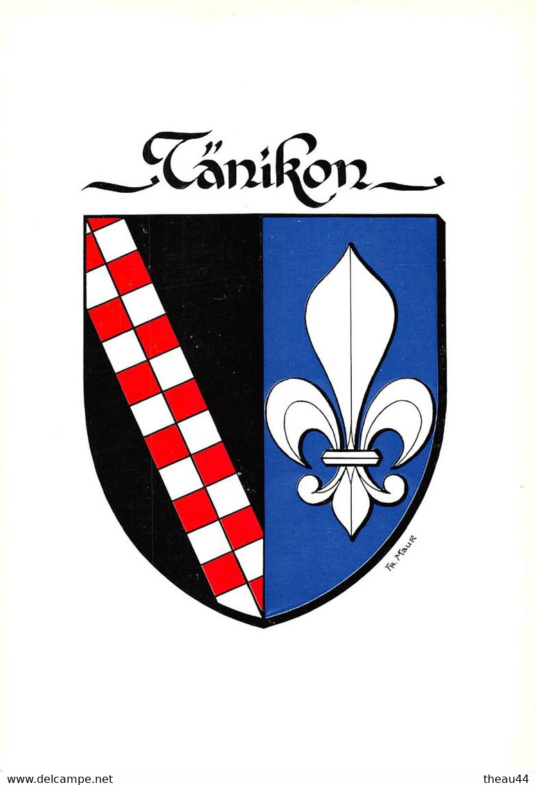 ¤¤  -  SUISSE   -  AADORF  -    Héraldisme   -  Blason de l'Abbaye cistercienne de " TÄNIKON "         -  ¤¤