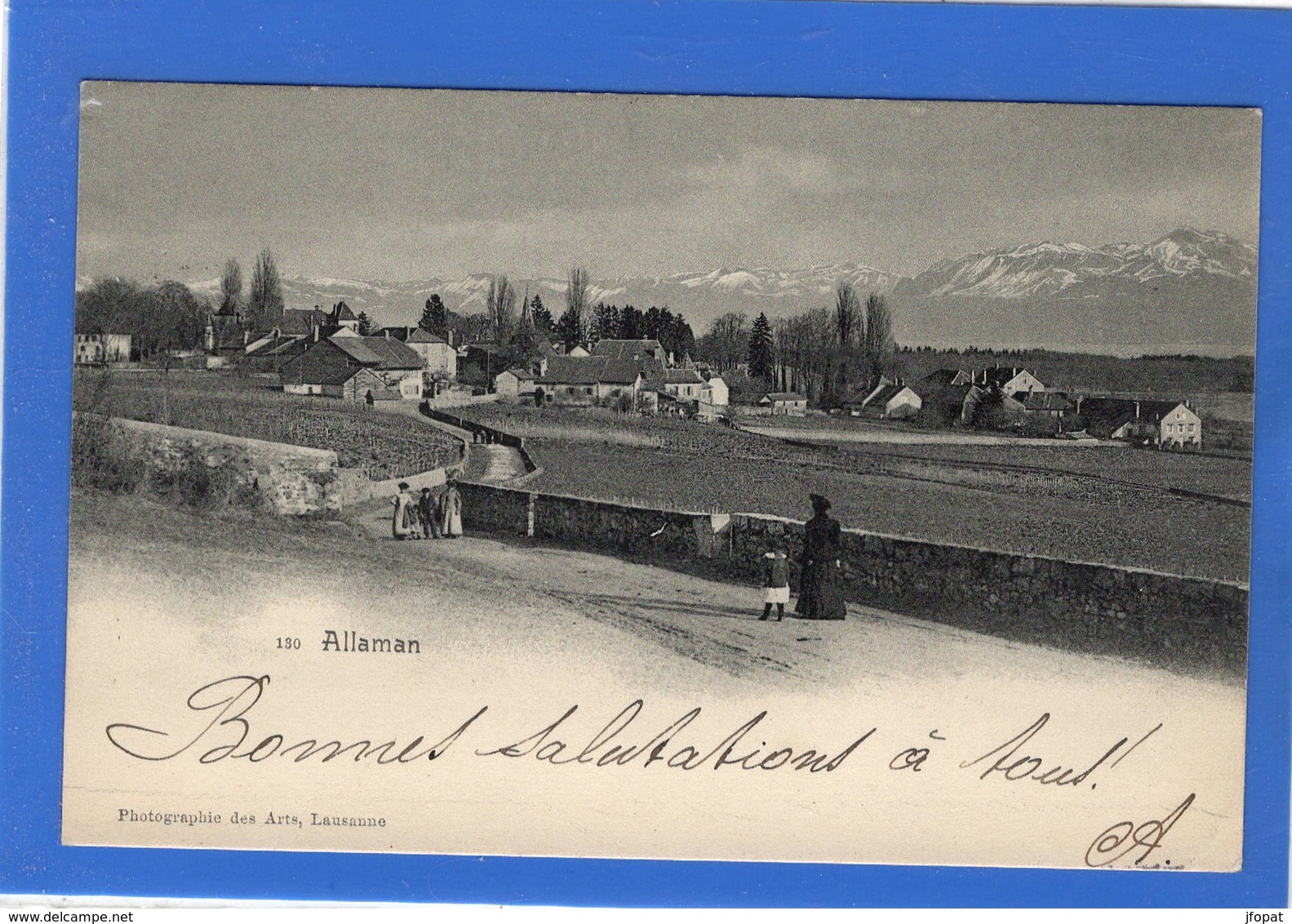 SUISSE - ALLAMAN vue générale, pionnière