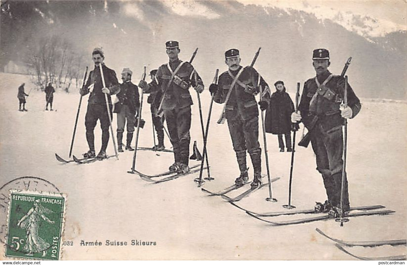 Suisse - Armée Suisse - Skieurs - Ed. Jullien Frères 8032