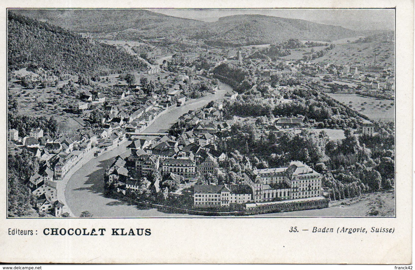 suisse. baden. argovie. chocolat klaus