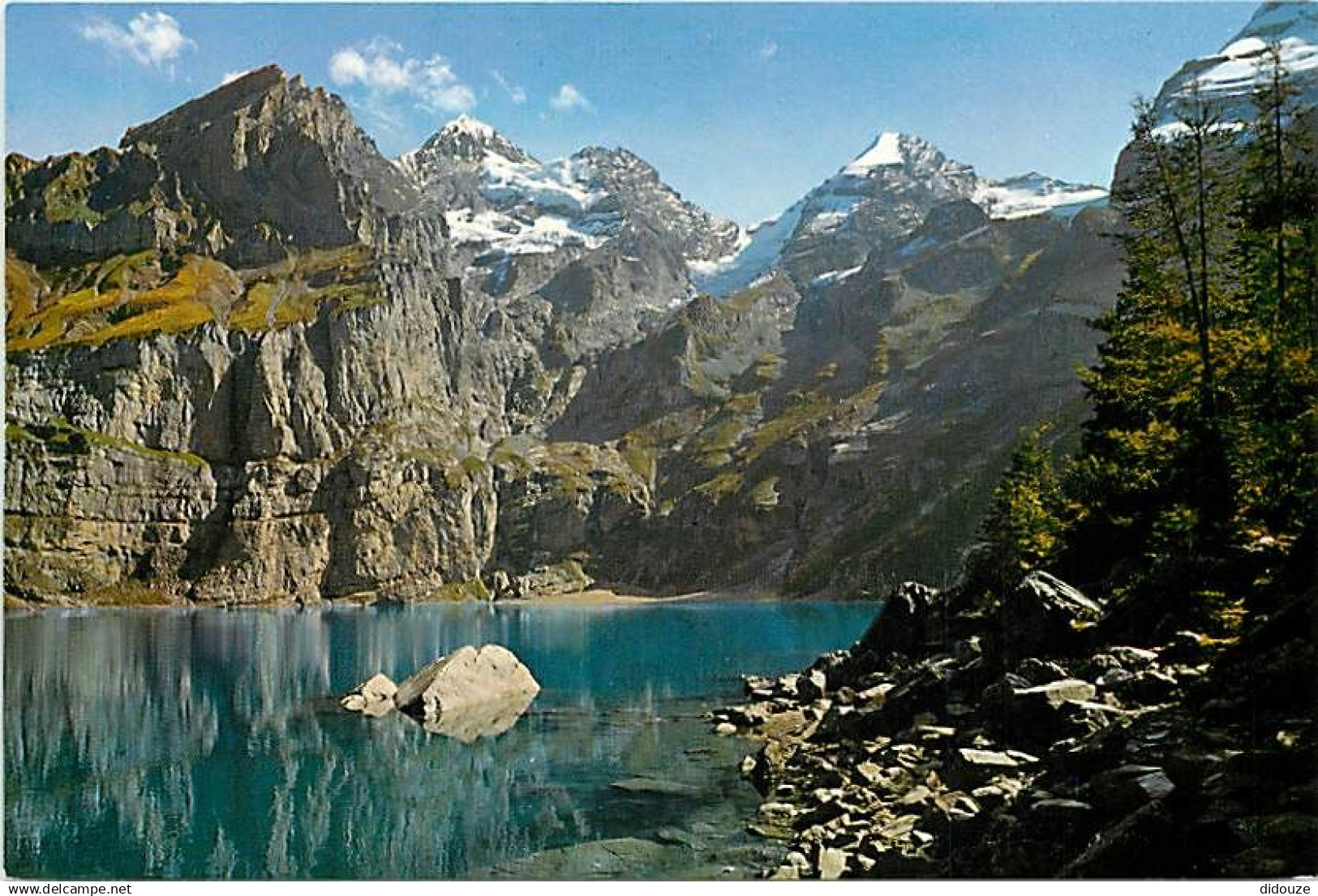 Suisse - BE Berne - Oeschinensee - Blùmlisalp und Frundenhorn - CPM - Carte Neuve - Voir Scans Recto-Verso