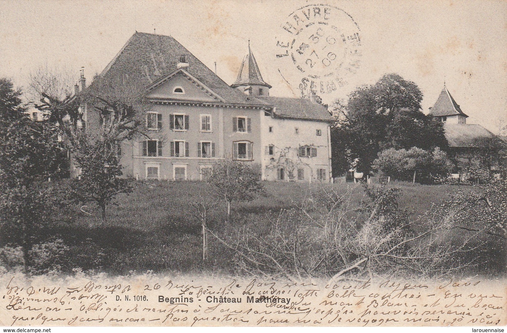 Suisse - BEGNINS - Château de Martheray