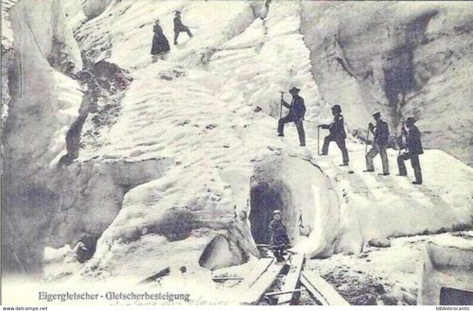 SUISSE/BERNE - EIGERGLETSCHER GLETSCHERBESTEIGUNG < ESCALADE DU GLACIER