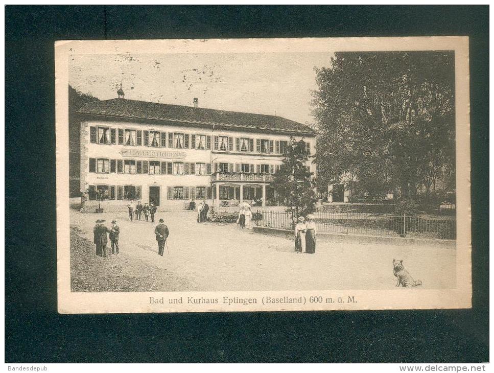 Suisse BL - Eptingen - Bad und Kurhaus ( animée Hôtel Ed. G. Metz)