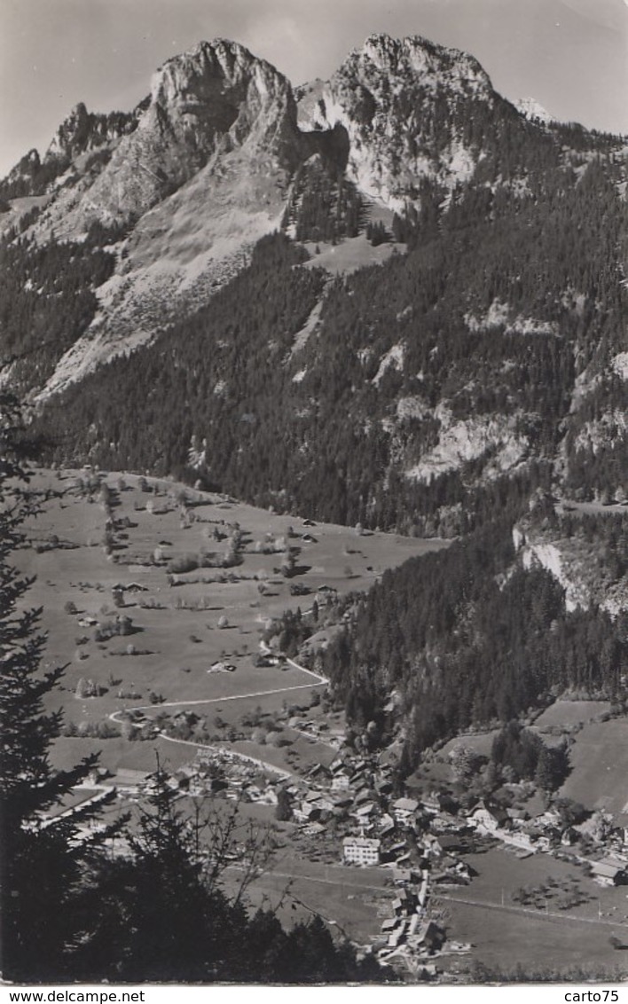 Suisse - Boltigen - Haut-Simmental-Gessenay - Mittagfluh u. Holzerhorn - Postmarked Bäcker KP 12