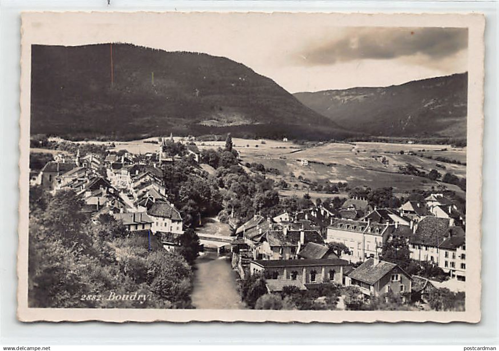 Suisse - BOUDRY (NE) Vue générale - Ed. C.P.N. 2882