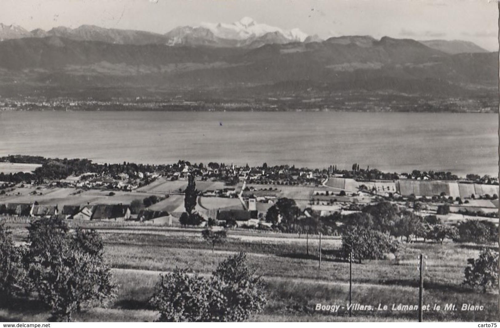 Suisse - Bougy-Villars - Lac Léman et Mont-Blanc