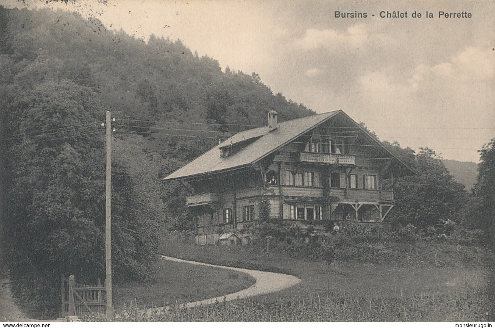 SUISSE ))  BURSINS    chalet de la Perrette