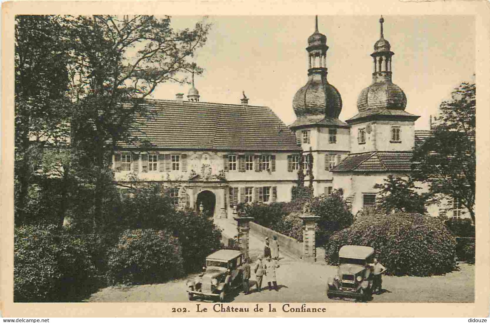 Suisse - Cartigny - Château de la Confiance - Animée - Automobiles - CPA - Voir Scans Recto-Verso