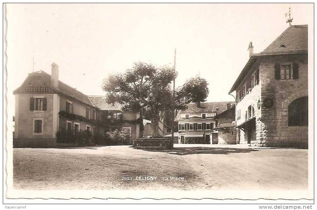 suisse :  CéLIGNY  : la  place