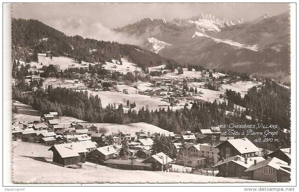 suisse :  CHESIERES , VILLARS