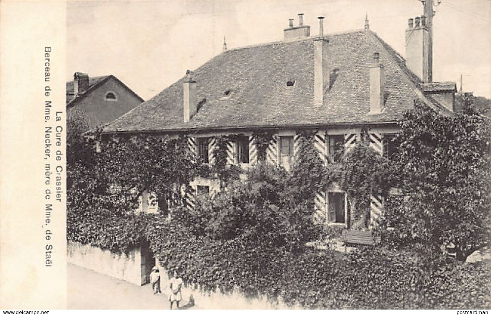 Suisse - CRASSIER (VD) La Cure - Berceau de Mme. Necker, mère de Mme. De Staël - Ed. E. Durgnat