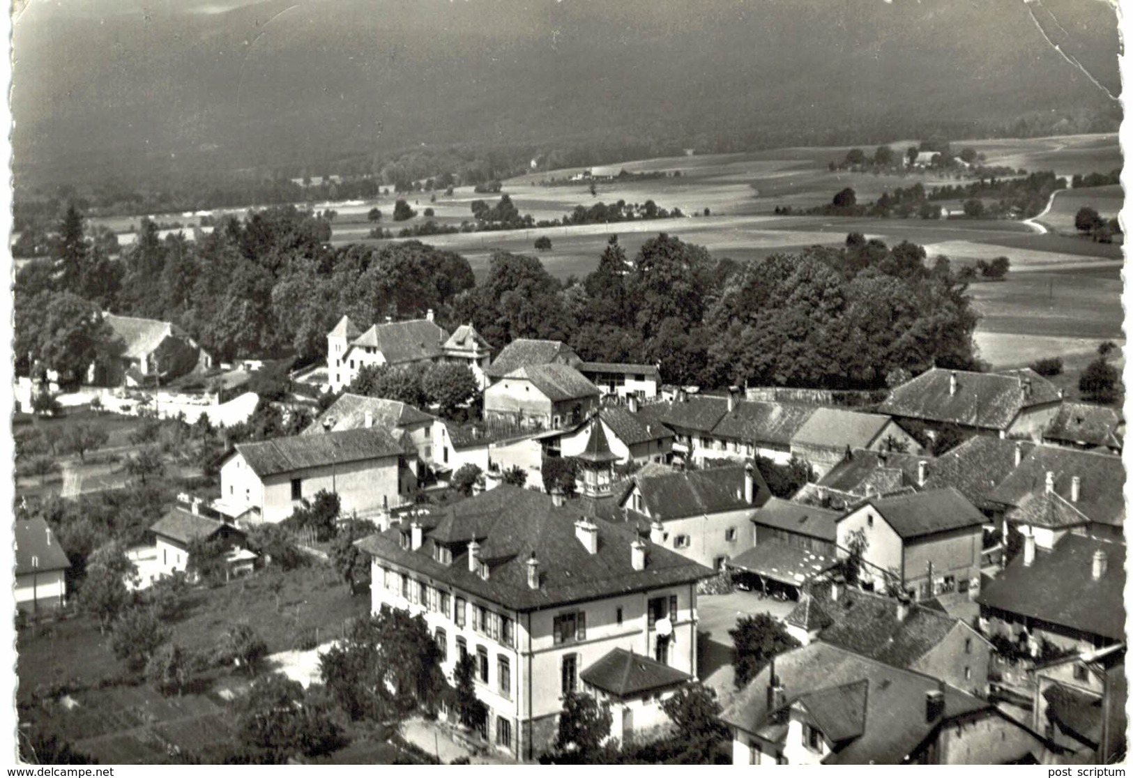 Suisse - En avion au-dessus de ...Gingins