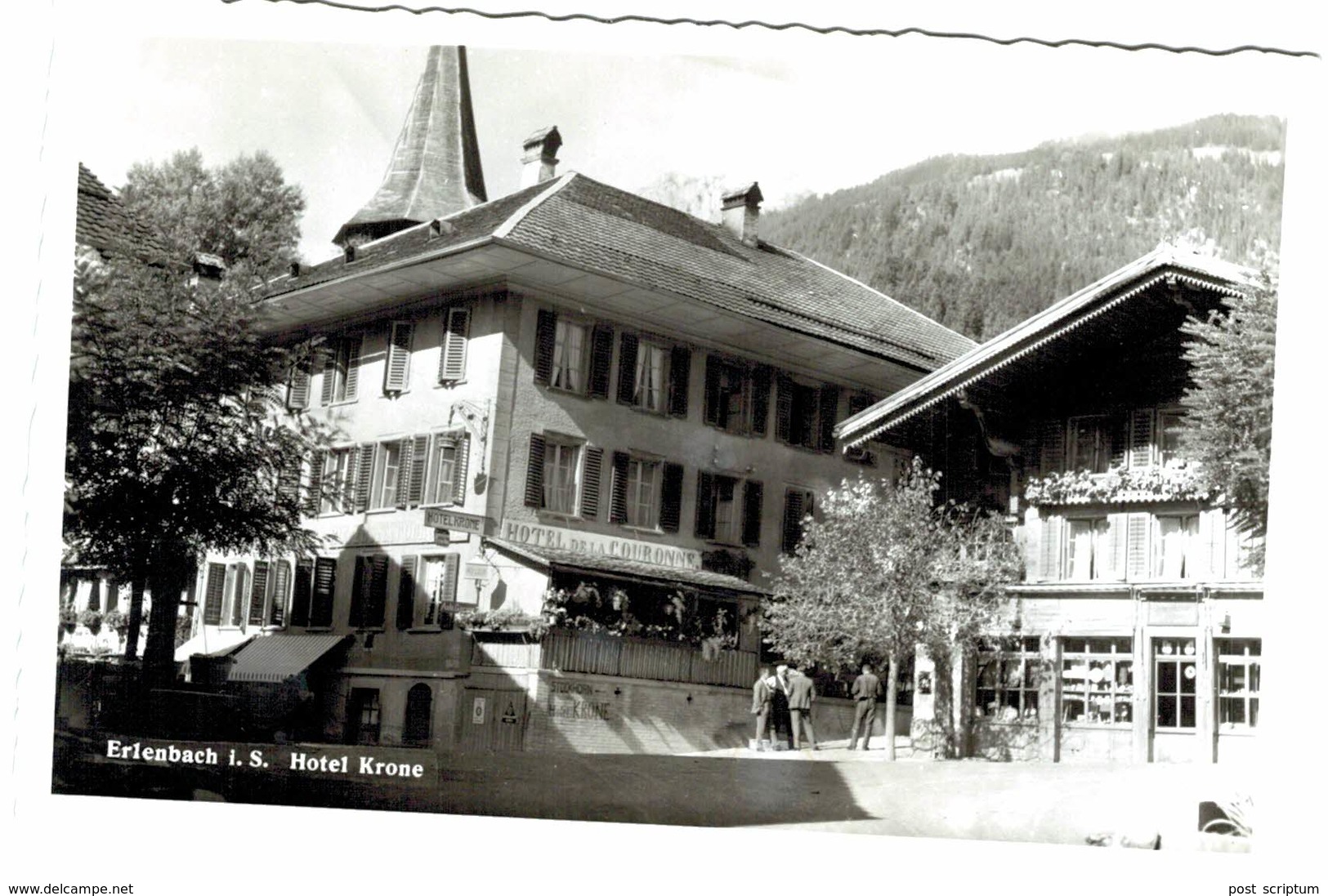 Suisse - Erlenbach im Simmental - Hötel Krone - hôtel de la Couronne