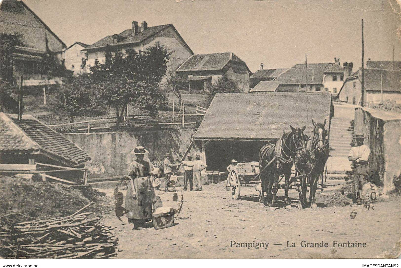 SUISSE #FG46595 PAMPIGNY LA GRANDE FONTAINE ATTELAGE