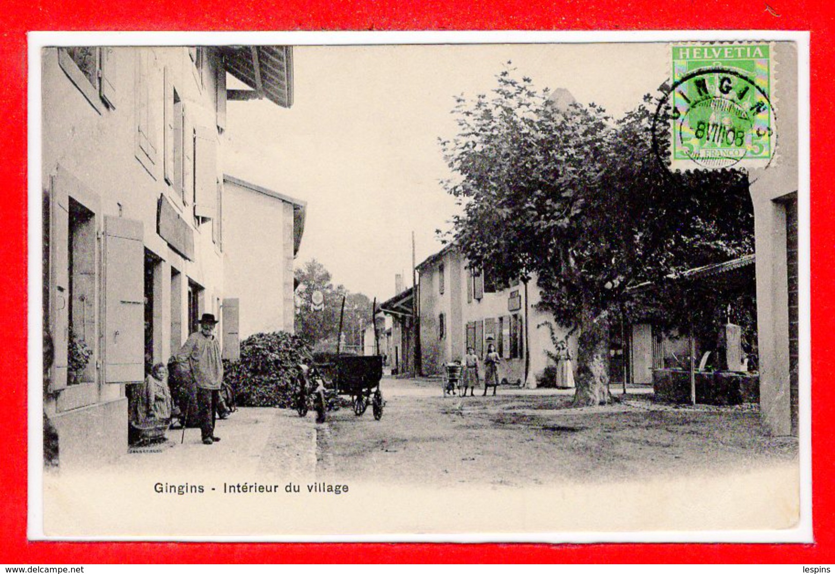 SUISSE -- GINGINS --  Intérieur du village