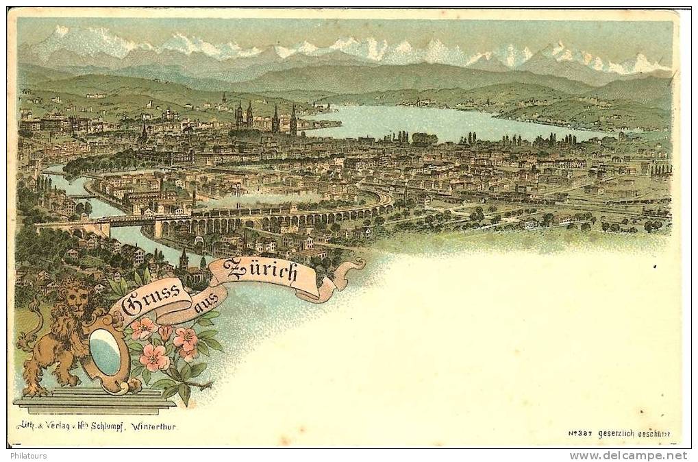 SUISSE  -  Gruss aus ZÜRICH