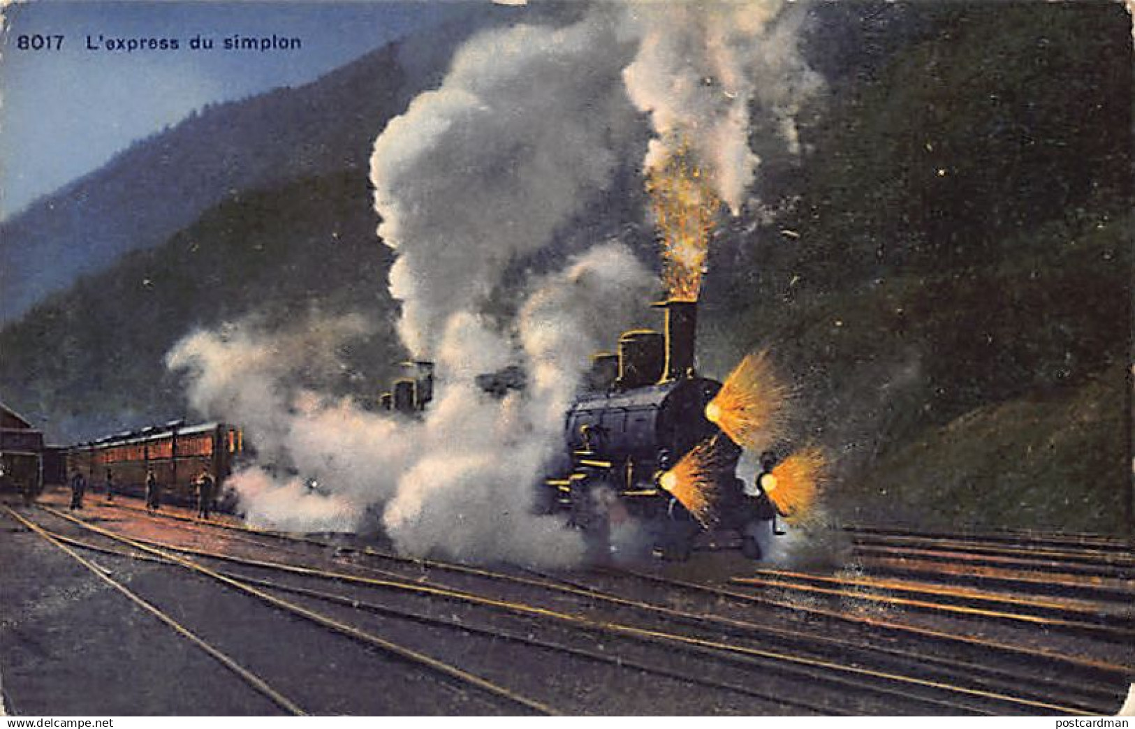 Suisse - L'Express du Simplon (VS) - Ed. C.P.N. 8017