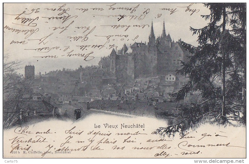 Suisse - Neuchâtel - Le Vieux Neuchâtel - 1903 - Editeur Chiffelle - RARE