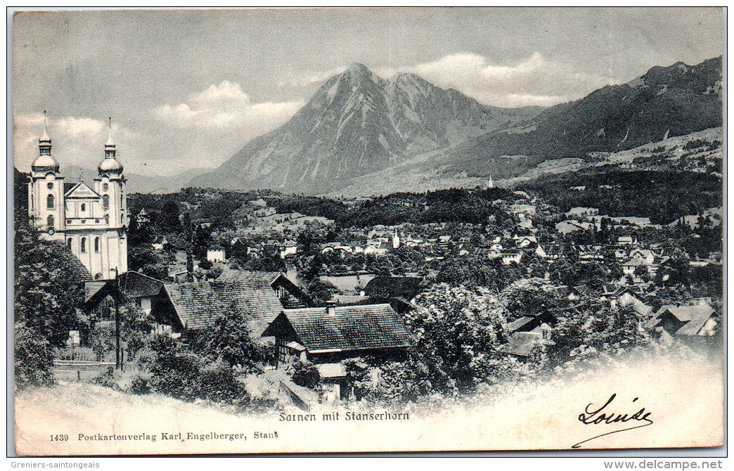 SUISSE - OBWALD - SARNEN - mit stanserhorn