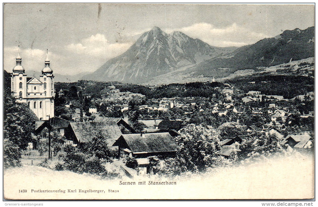 SUISSE - OBWALD - SARNEN - vue générale