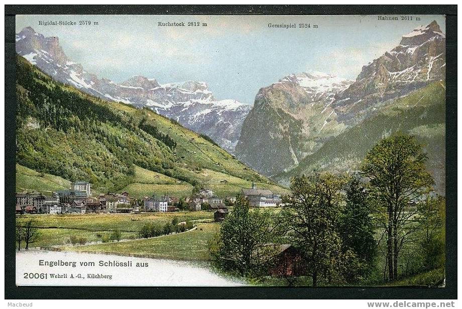 SUISSE - (OW OBWALD) - Engelberg vom Schlössli aus