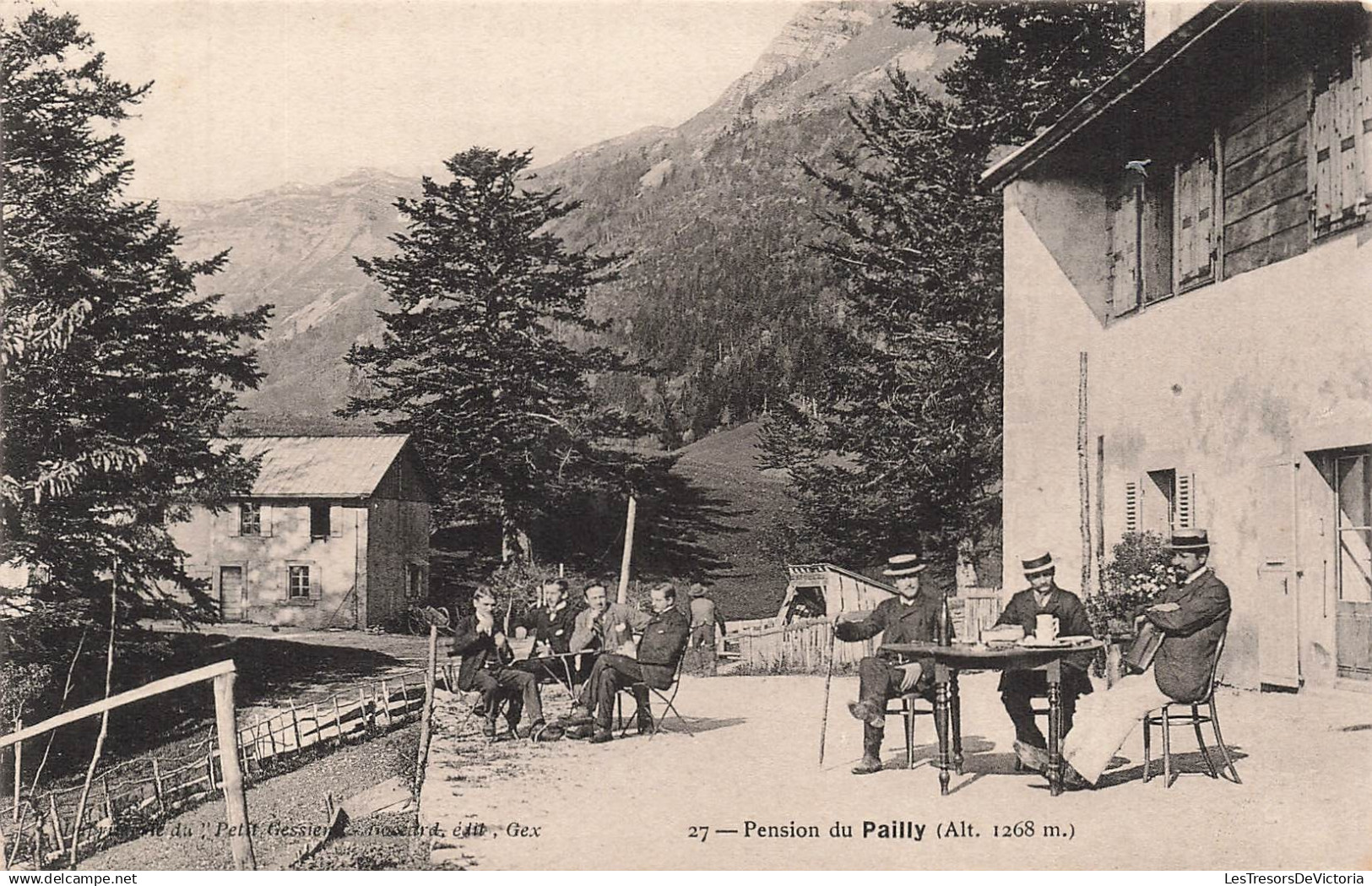 SUISSE - Pailly - Pension du Pailly - Carte postale ancienne