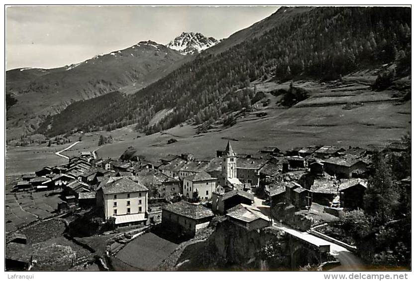 suisse -ref C690- bourg saint pierre - bourg st pierre - valais  - carte bon etat -