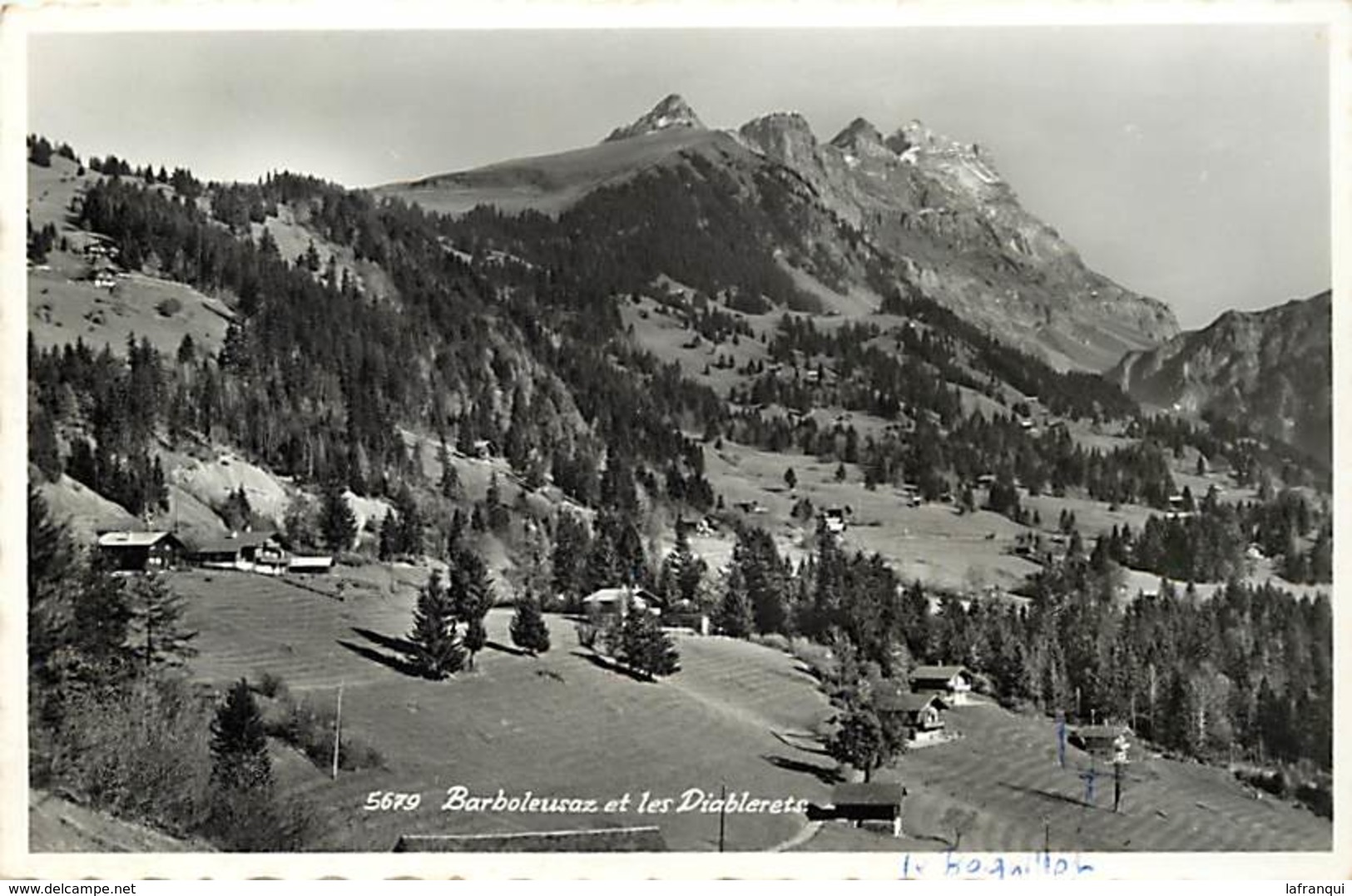 suisse - ref D359- barboleusaz et les diablerets  - carte bon etat -