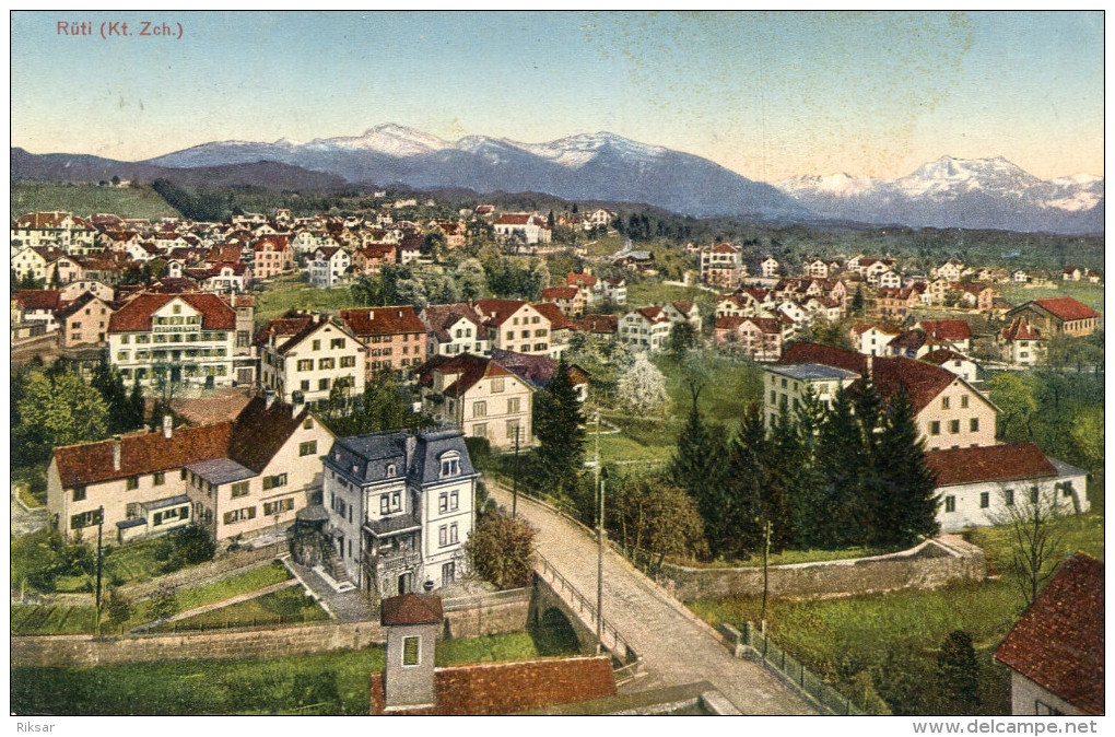 SUISSE(RUTI) CARTE EN COULEUR