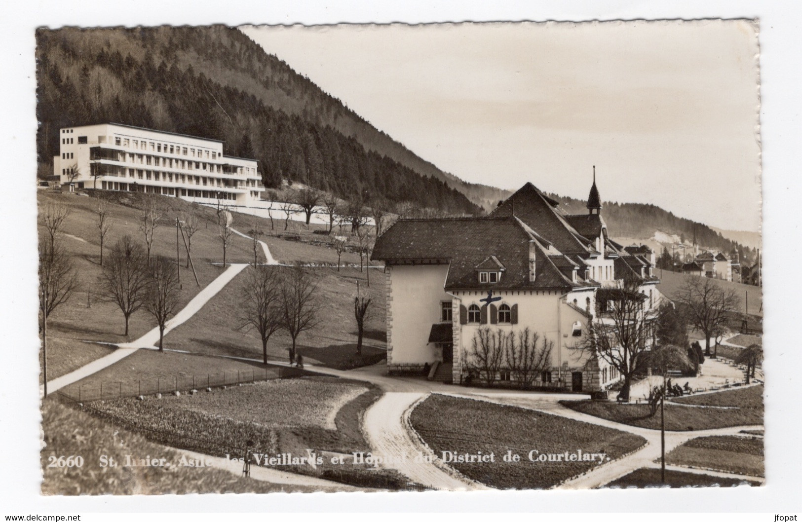 SUISSE - SAINT IMIER Asile des Vieillards et hôpital du District de Courtelary