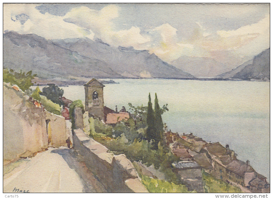 Suisse - Saint-Saphorin Lavaux - Illustration Ville