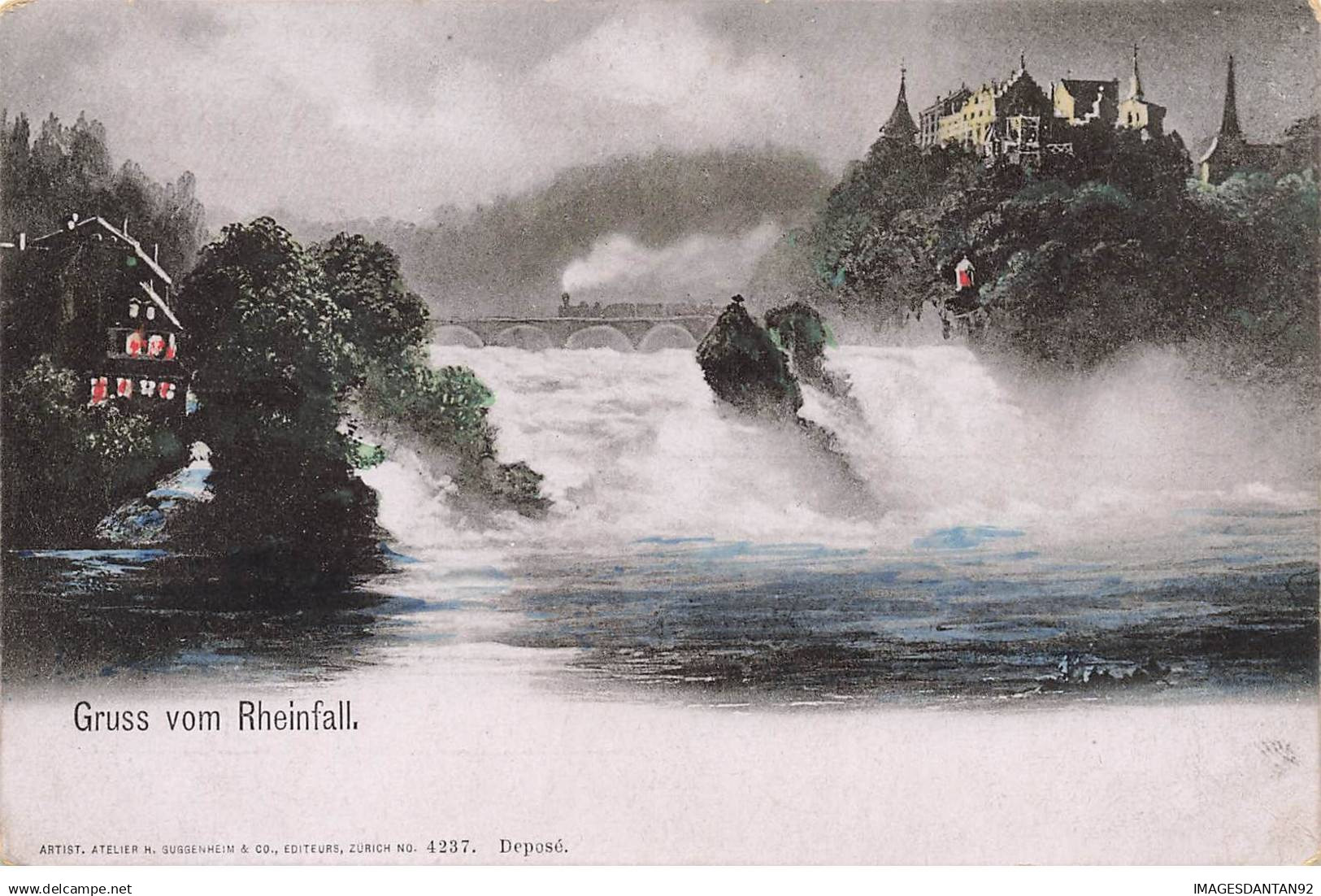 SUISSE SCHAFFHOUSE #28904 GRUSS VOM RHEINFALL