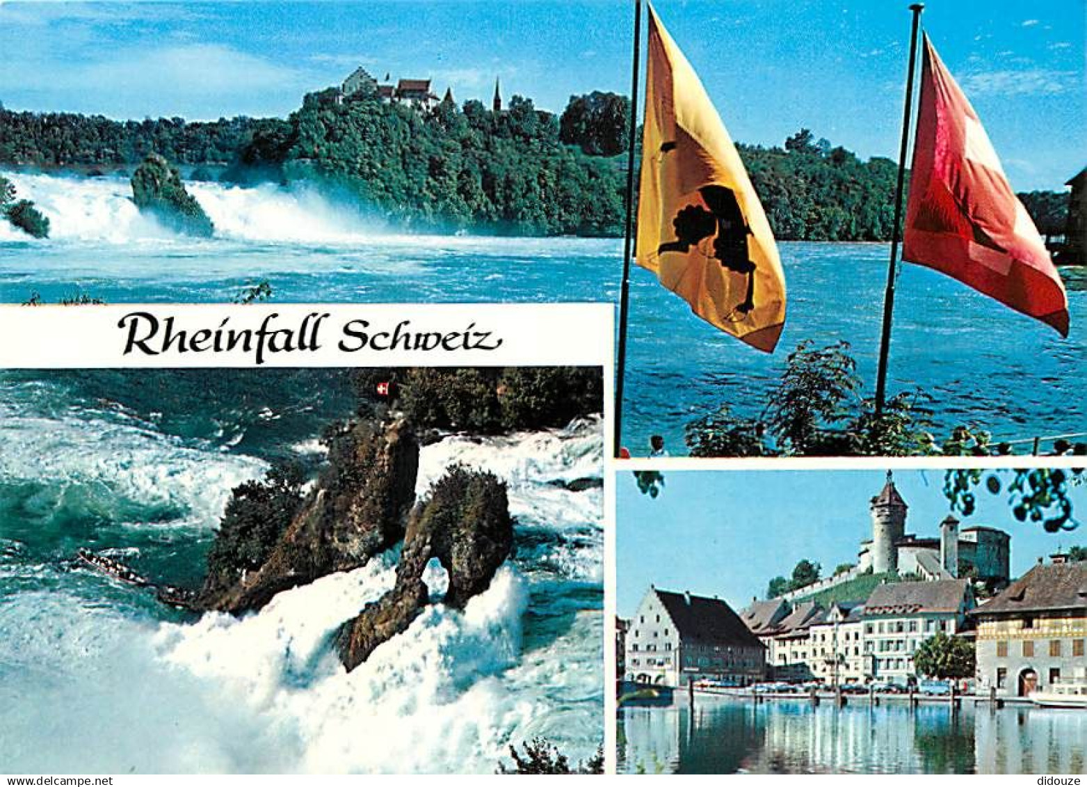 Suisse - SH Schaffhouse - Rheinfall - Chutes du Rhin - Rheinfall bei Neuhausen - Multivues - CPM - Carte Neuve - Voir Sc