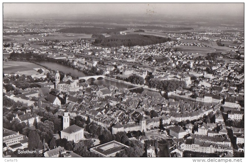 Suisse -  Soleure - Solothurn - Panorama aérien