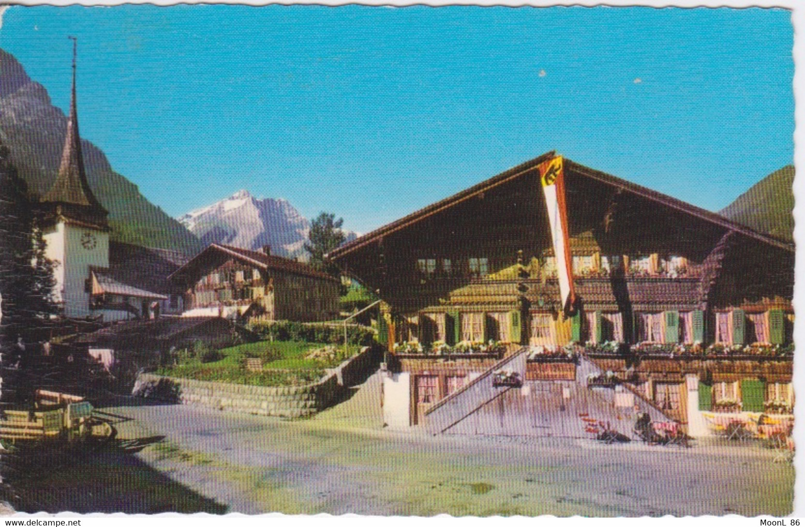 SUISSE - SWITZERLAND - GSTEIG - HOTEL BAREN - GSTEIG BEI GSTAAD MIT OLDENHORN